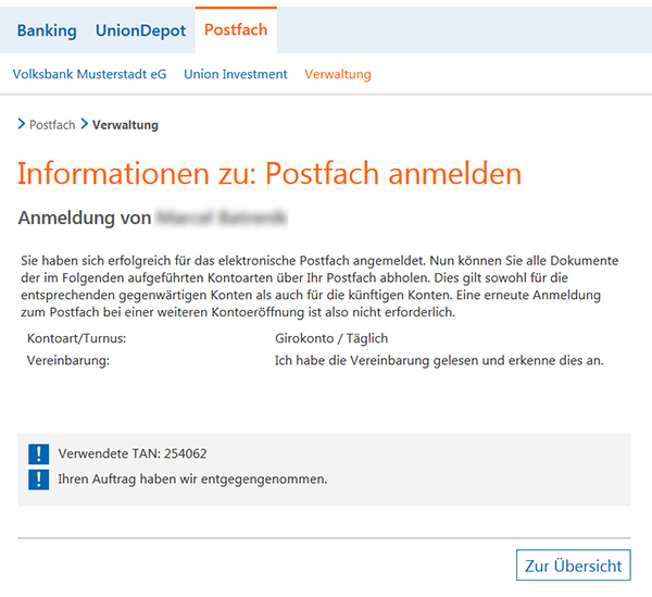 Volksbank Butzbach Eg Elektronischer Kontoauszug